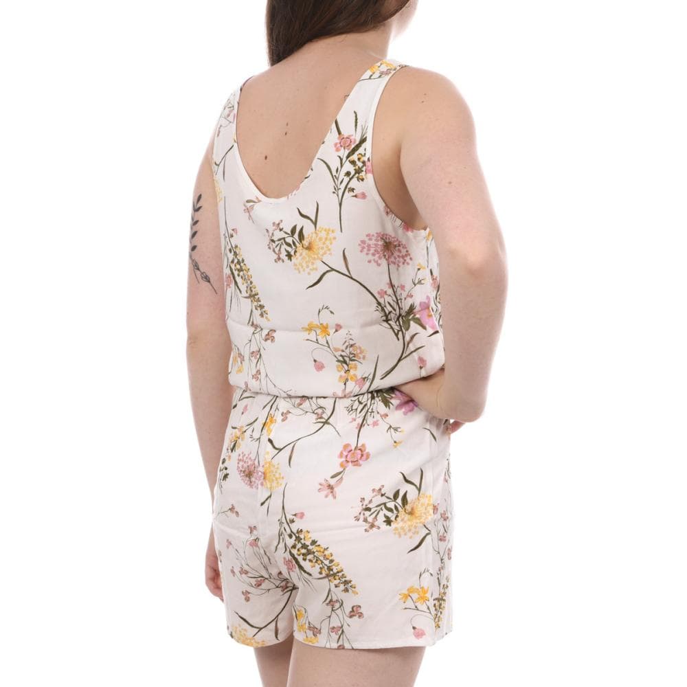 Combishort Blanche/Fleurs Femme Vero Moda Easy 2