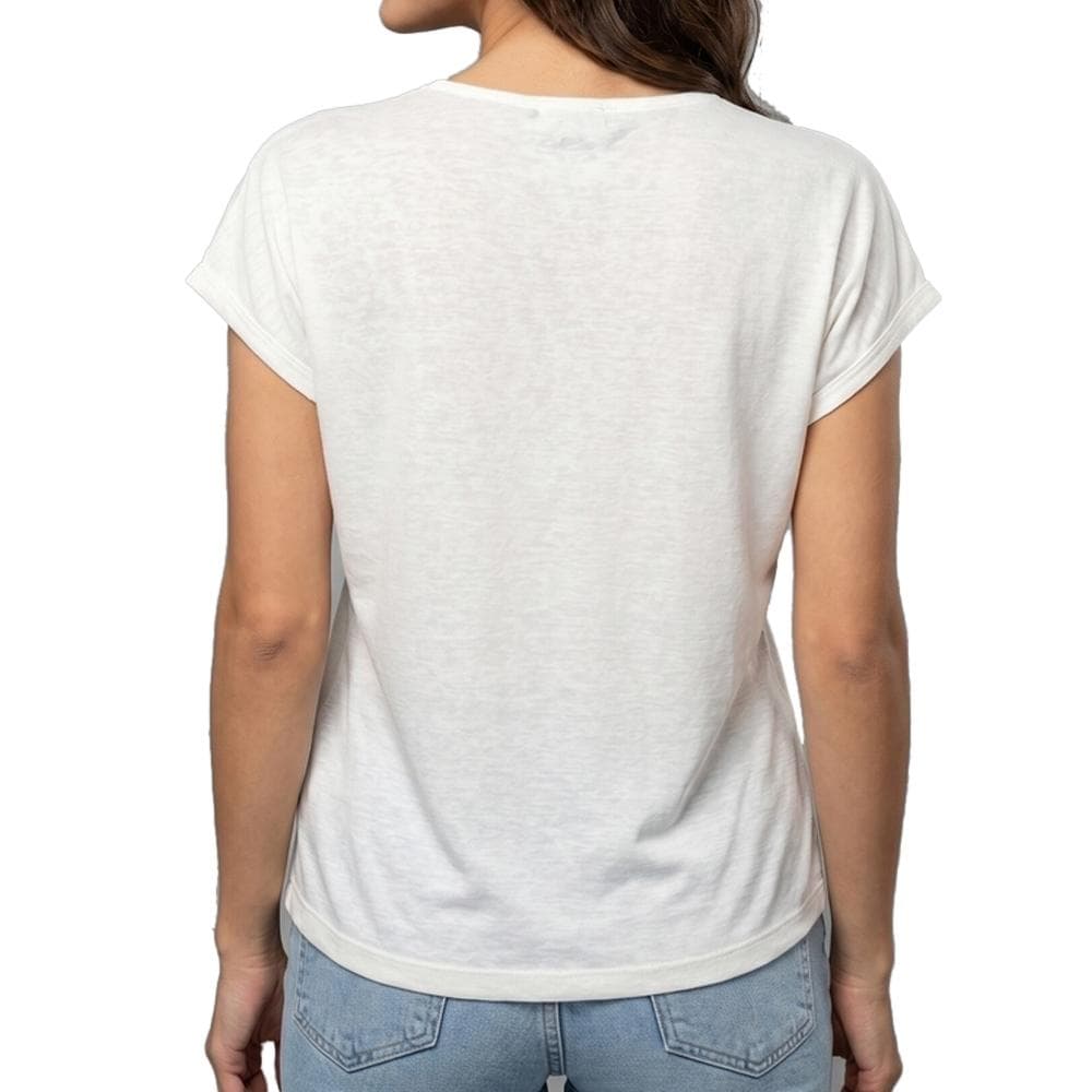 T-Shirt Blanc Femme Morgan Fantaisiess 2