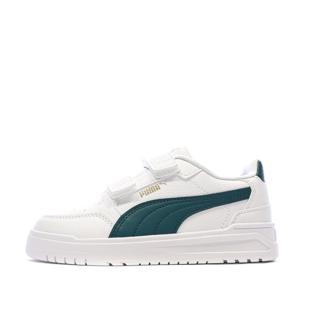 Baskets Blanches/Vertes Garçon Puma 403740 1