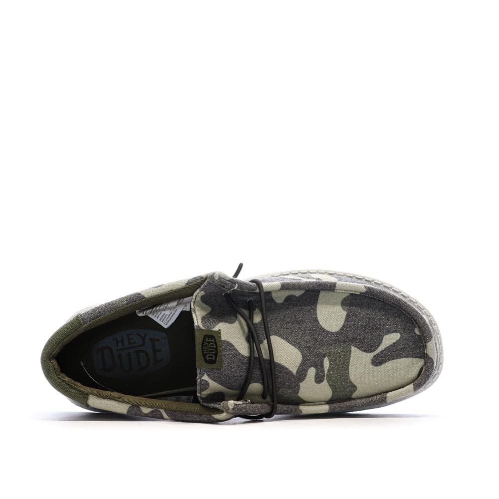 Chaussures Militaire Kaki Homme Hey Dude Camo 4