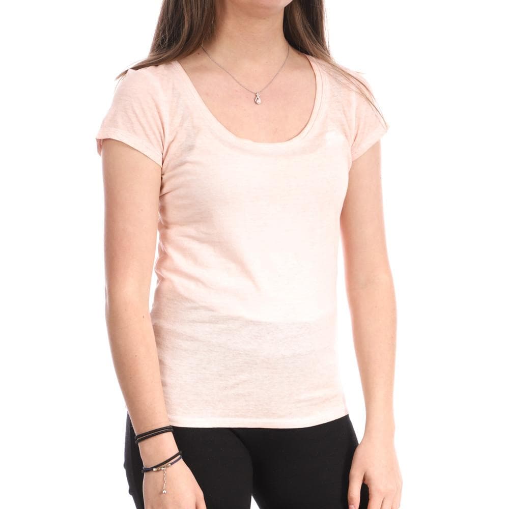T-shirt Rose Femme Guess Script 1