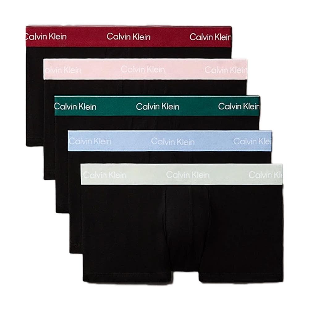 X5 Boxers Noir Homme Calvin Klein Jeans Low Rise Trunk 1