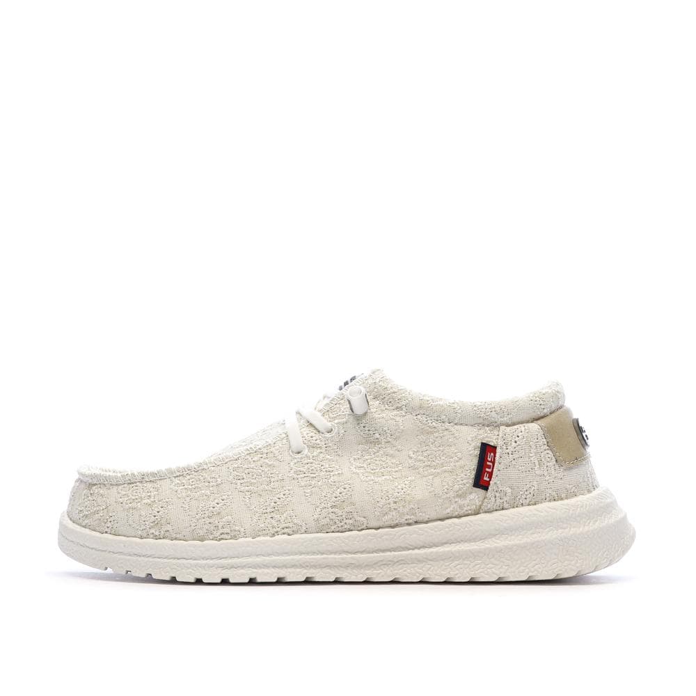Chaussures Blanche Femme Fusion Flower 1
