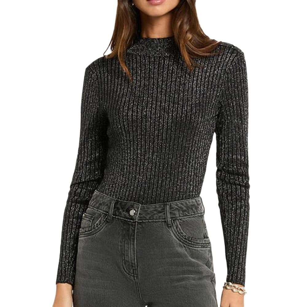 Pull Noir Brillant Femme Morgan CORIA 1