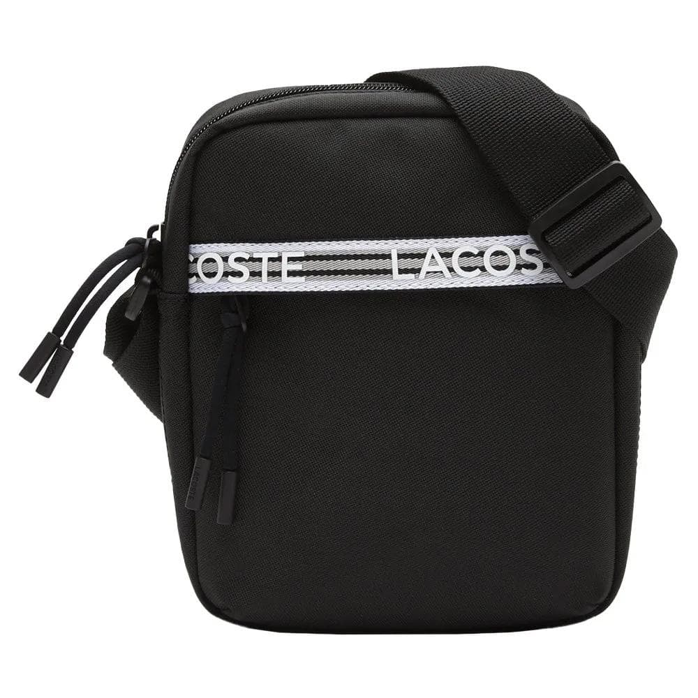 Sac à Bandoulière Noir Homme Lacoste 1