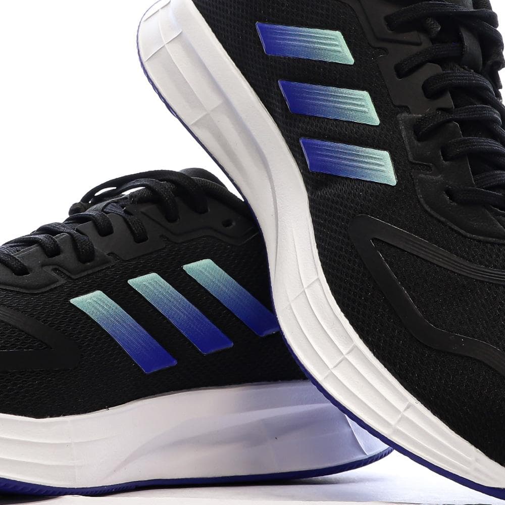 Chaussures de Running Noir/Bleu Homme Adidas Duramo 10 7