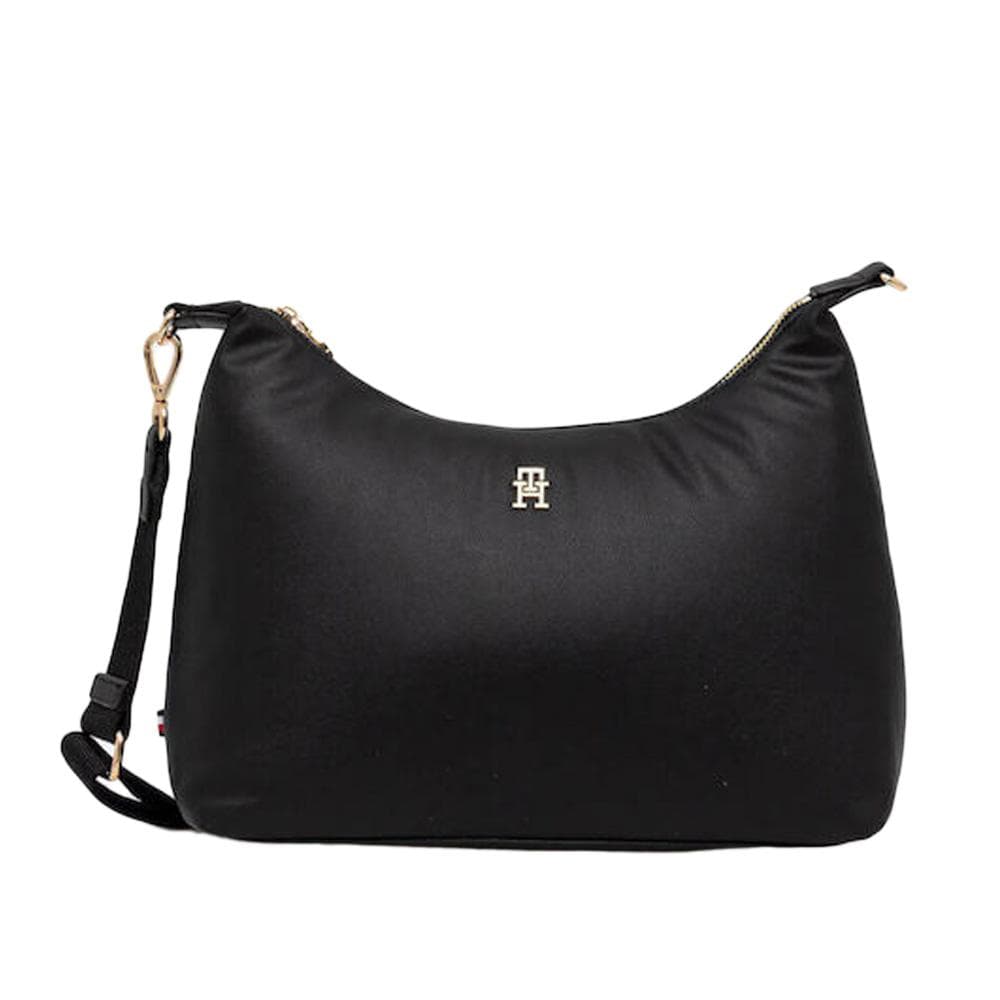 Sac à Main Noir Femme Tommy Hilfiger Popette Soft Shoulde 1