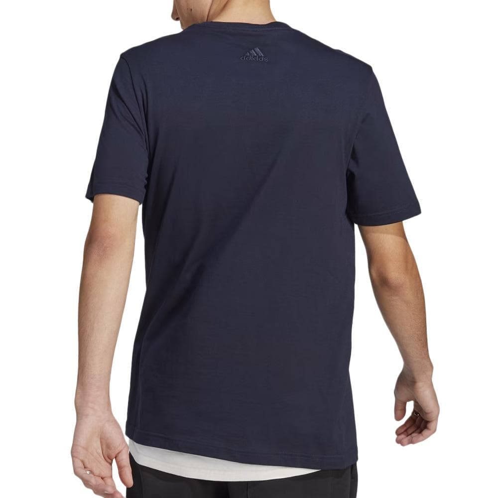 T-Shirt Marine Homme Adidas IC9275 2