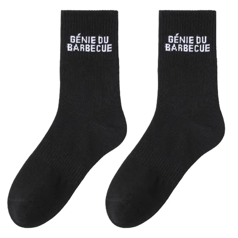 Chaussettes Noires Homme Stella Green Génie du barbecue 1