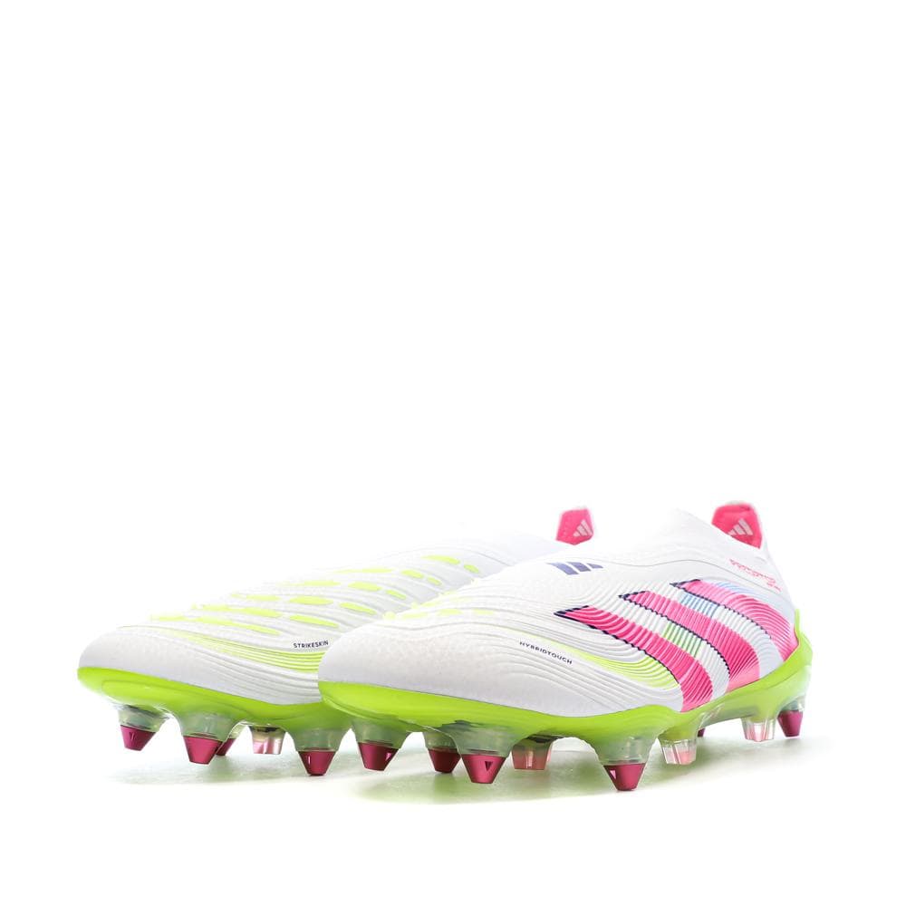 Chaussures de Foot Blanc/Rose Adidas Predator Elite Ll SG 6