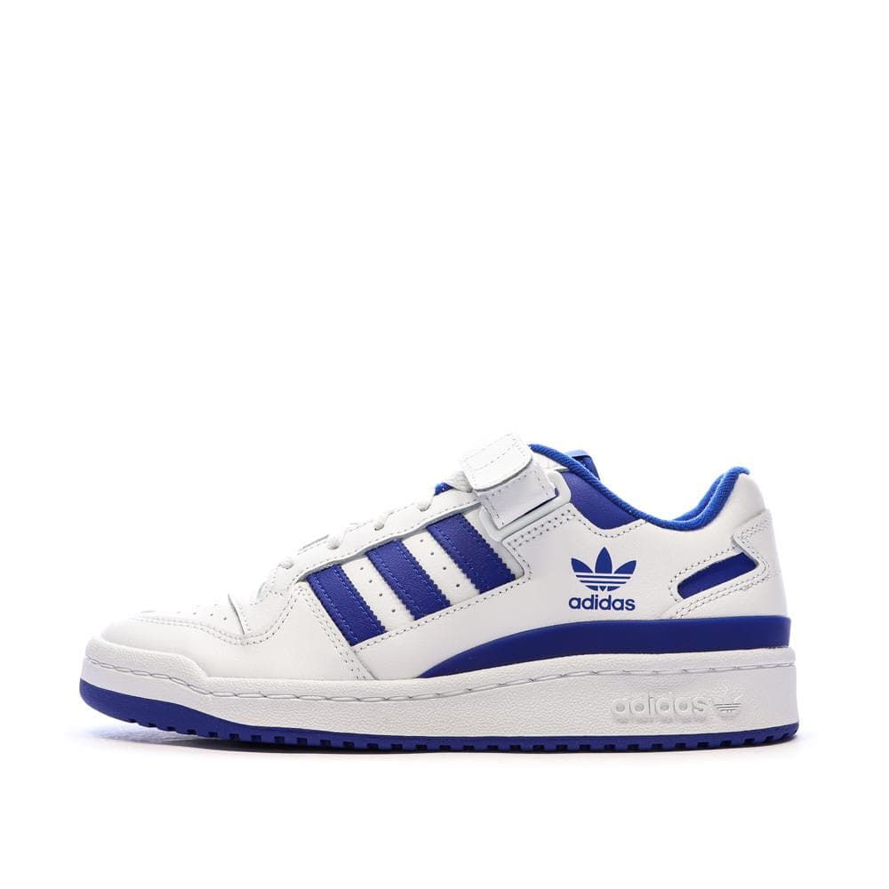 Basket Blanc/Bleu Homme Adidas Forum Low 1