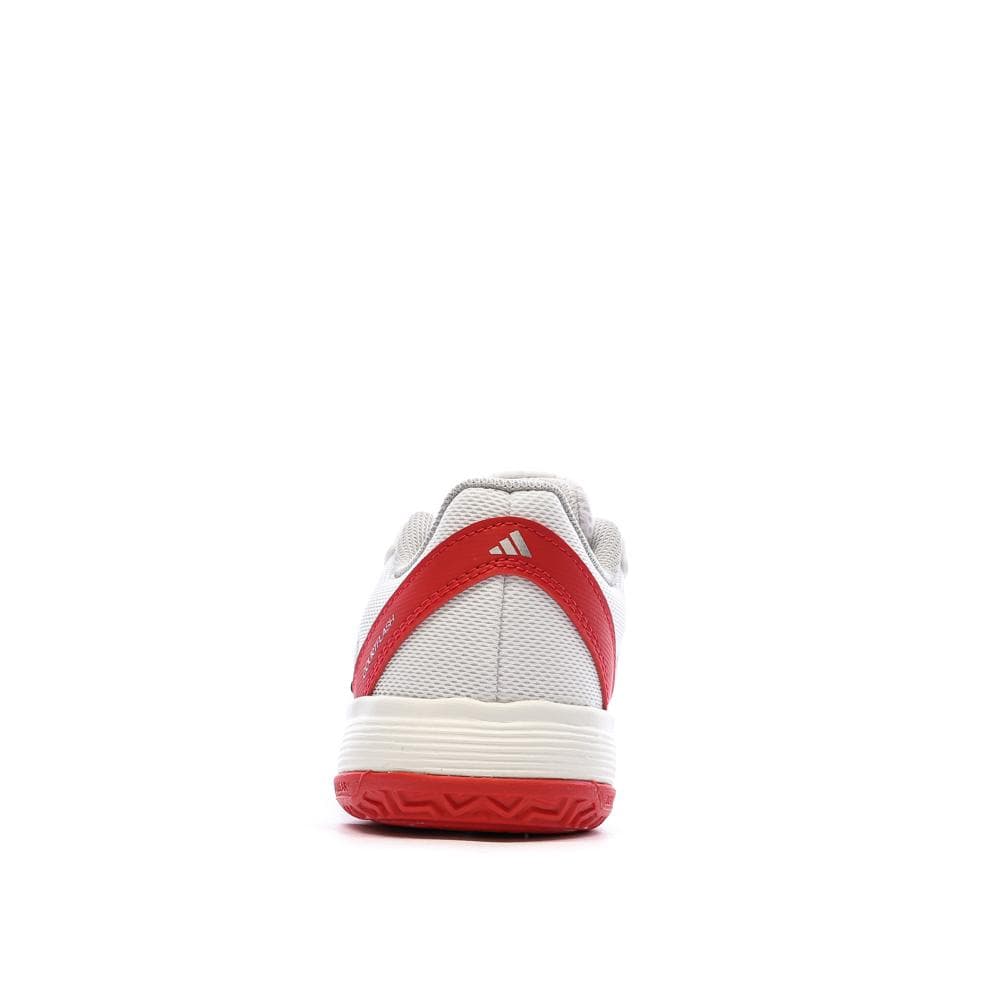 Chaussures de tennis Blanches/Rouges Garçon Adidas Courtflash 3