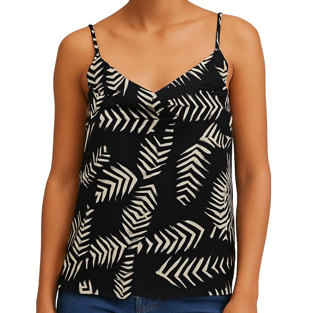 Débardeur Noir/Beige Femme Vero Moda Kanya 1