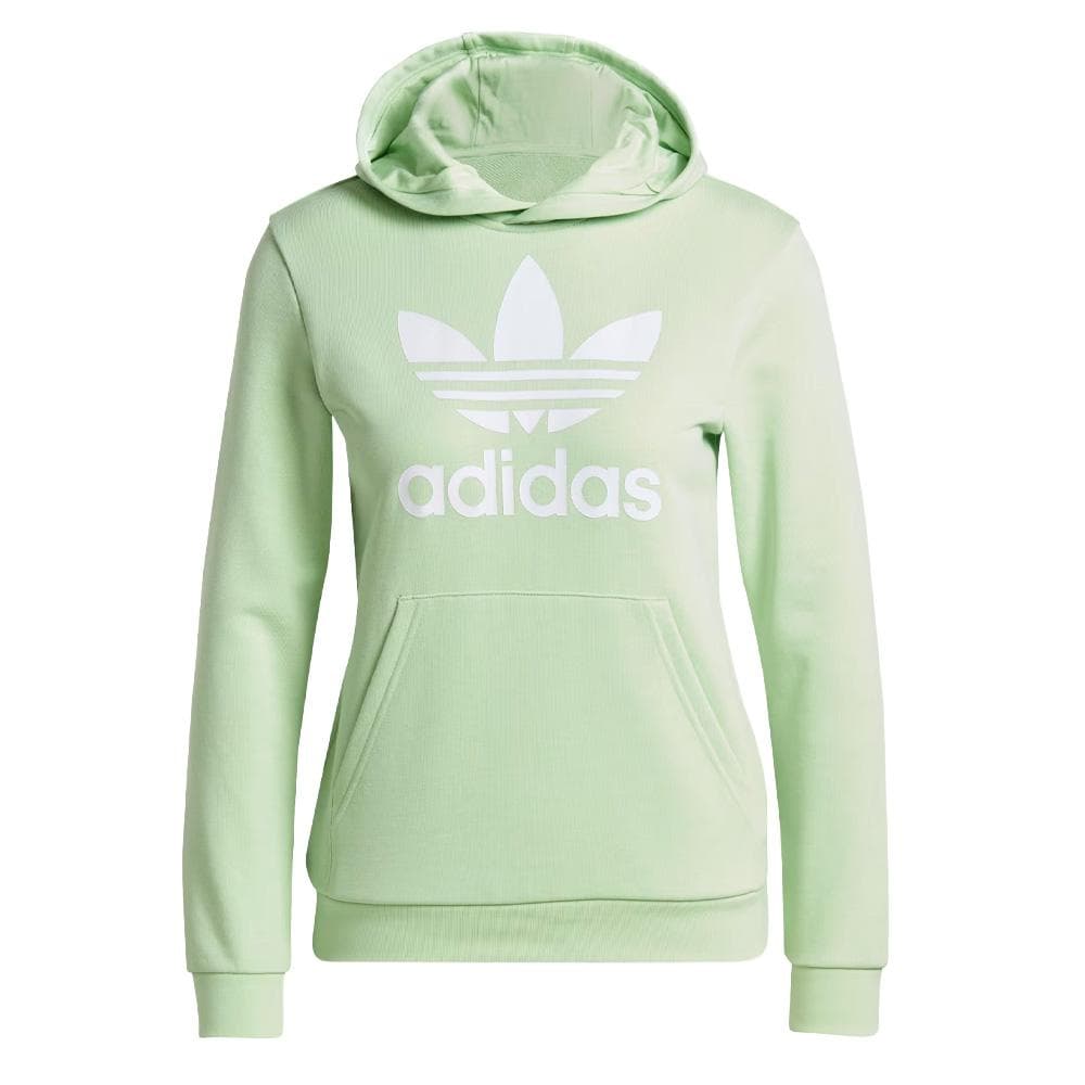 Sweat Vert Garçon Adidas Trefoil Hoodie 1