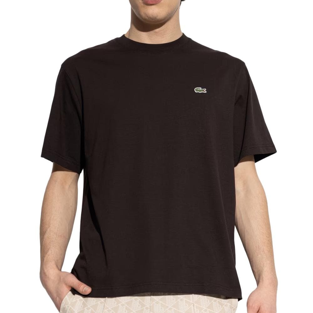 T-Shirt Noir Homme Lacoste Essentiel 1