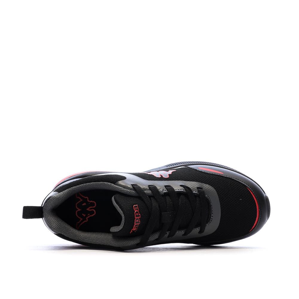 Baskets Noir/Rouge Garçon Kappa Logo Pylos 4