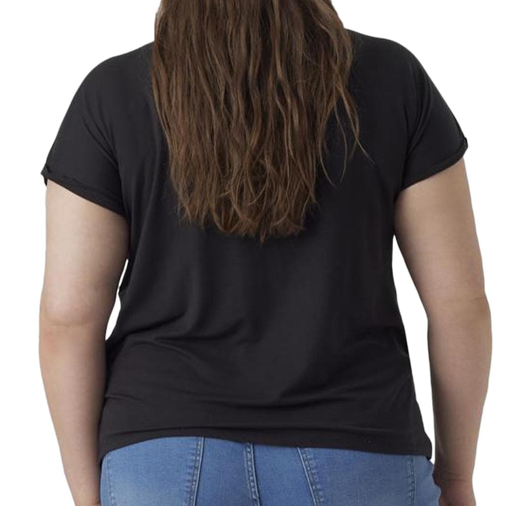 T-shirt Noir Femme Vero Moda Aya Curve 2
