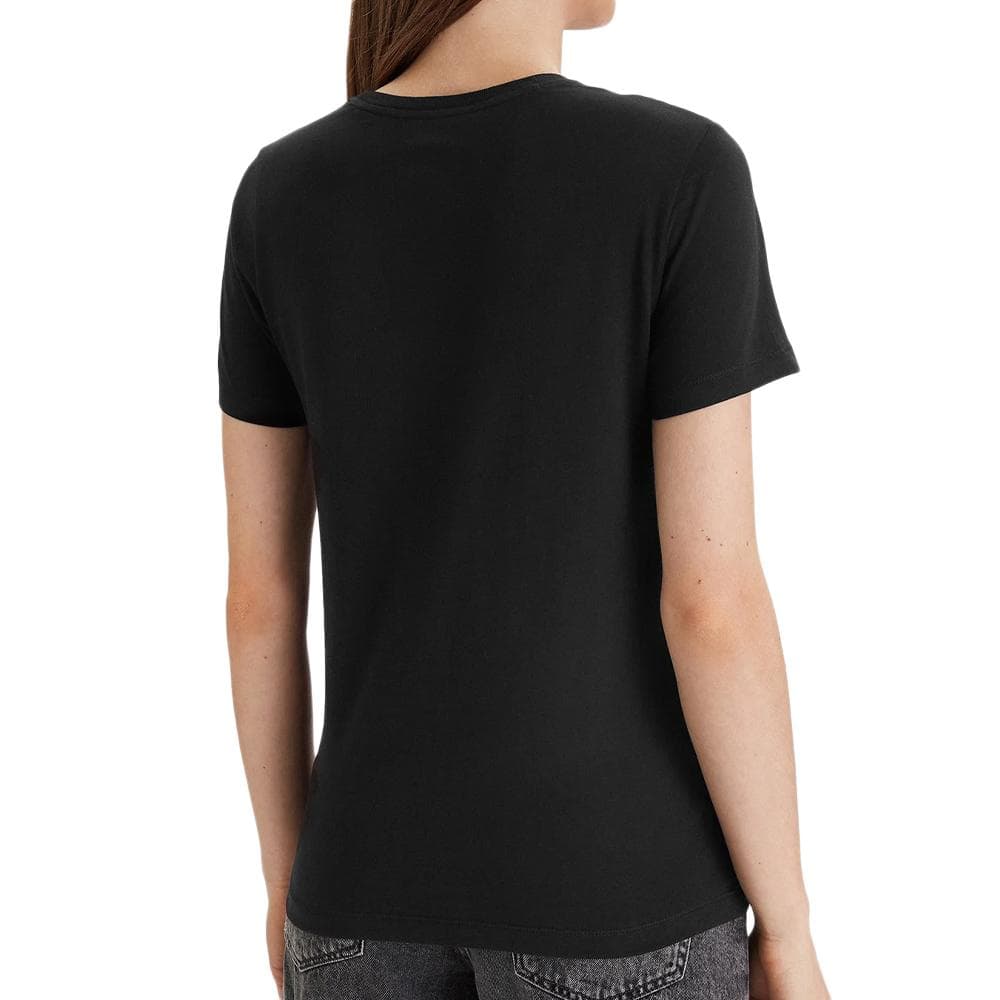 X3 T-Shirt Noir Mixte Calvin Klein Jeans Cotton 3
