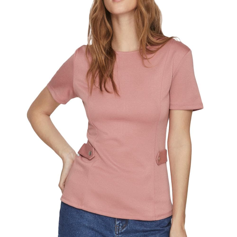 T-shirt Rose Femme Vila Lillie 1