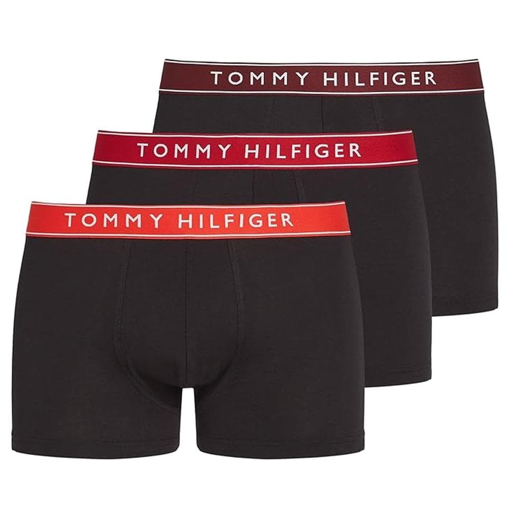 x3 Boxers Noirs Homme Tommy Hilfiger 03457 1