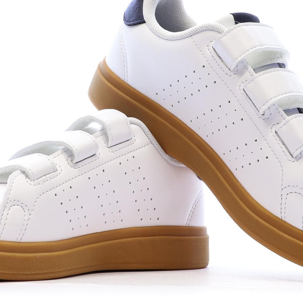 Baskets Blanches Garçon Adidas Advantage Base 7