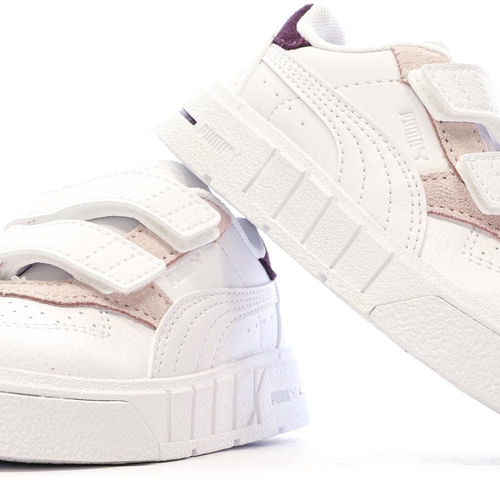 Baskets Blanc/Rose Puma Cali Court Match 7
