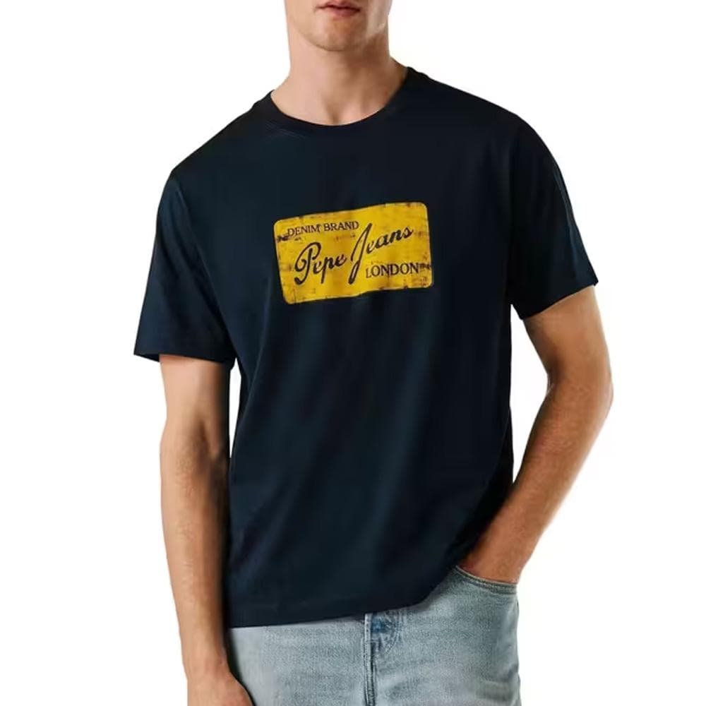 T-Shirt Marine Homme Pepe jeans Original 1