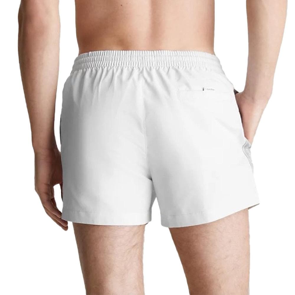 Short de bain Blanc Homme Calvin Klein Drawstring KM0KM00956 3