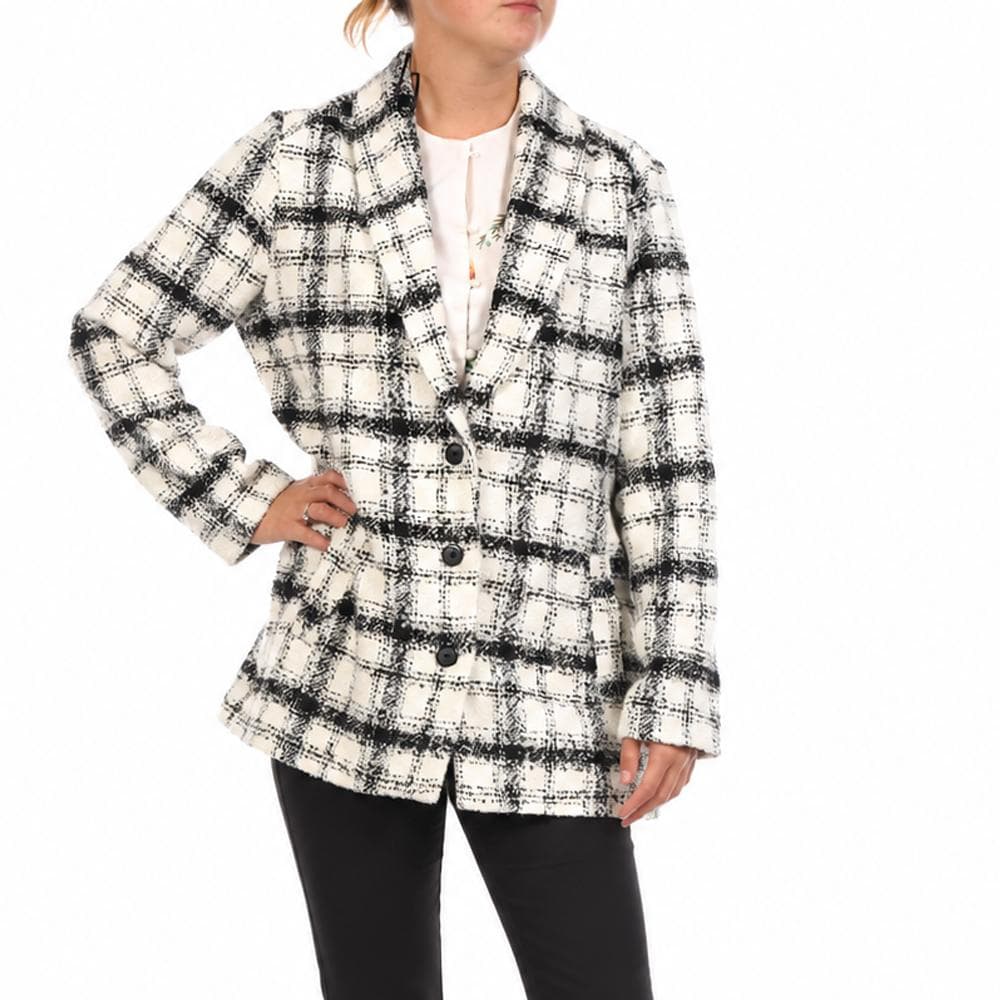Veste Blanche/Noire Femme Sun Valley YVELIN 1