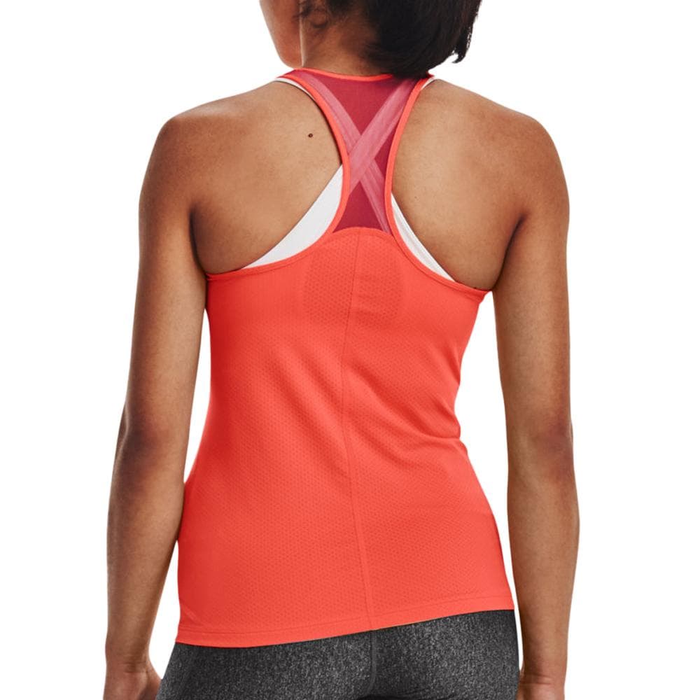Débardeur Orange Femme Under Armour Racer 2
