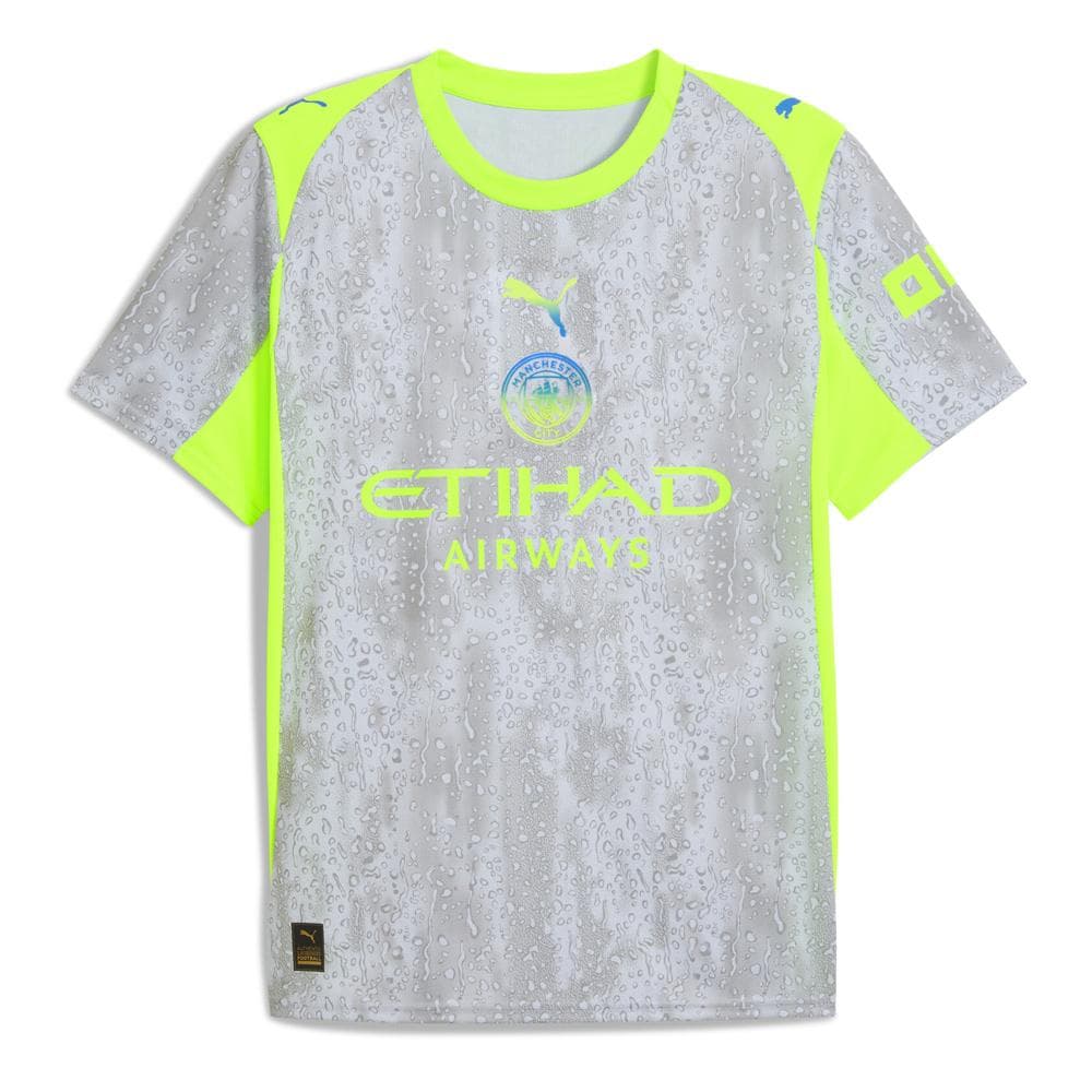 MANCHESTER CITY Maillot de football Gris/jaune Homme Puma Mcfc Away 25/26 1