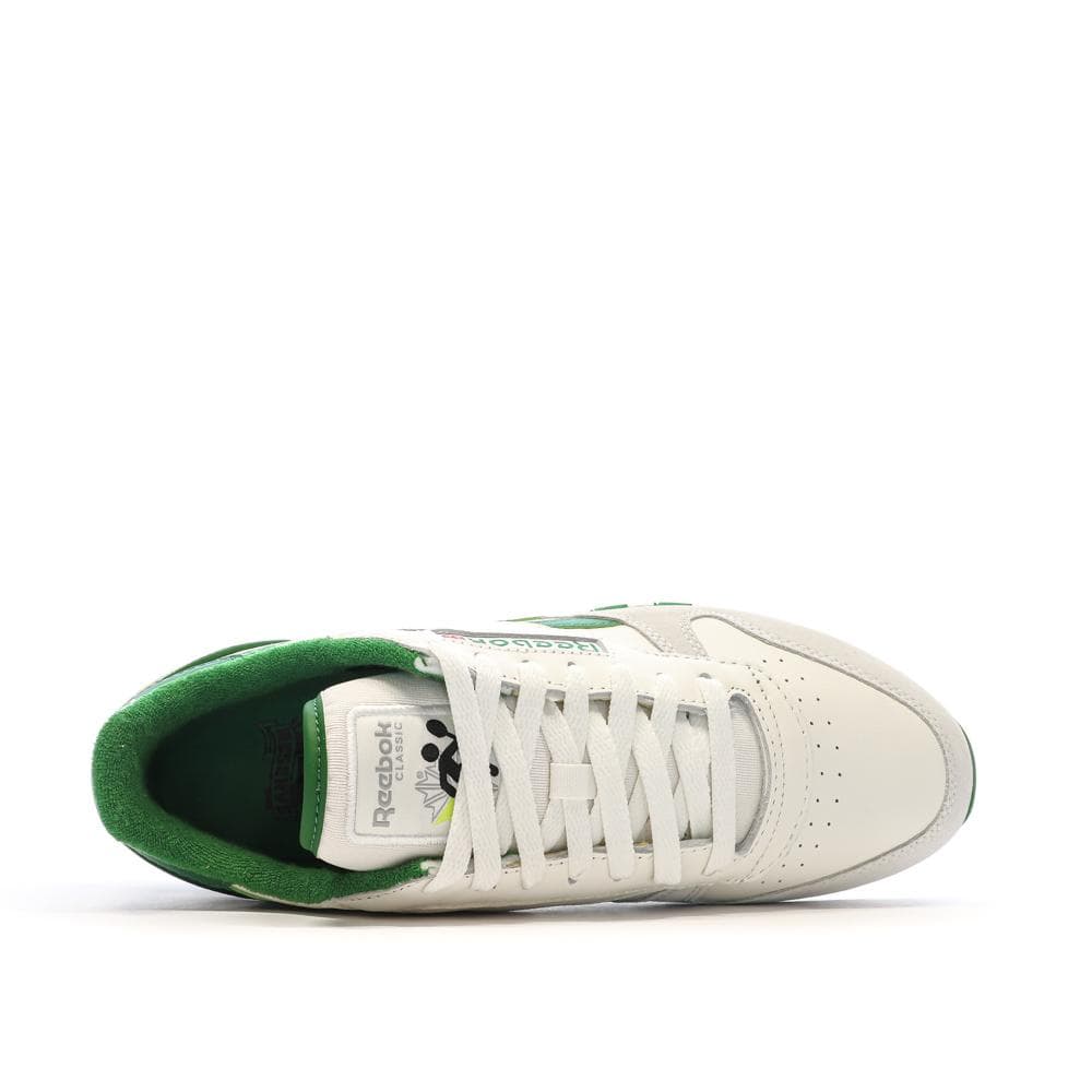 Baskets Blanc/Vert Homme Reebok Classic Leather 1983 Vintage 4