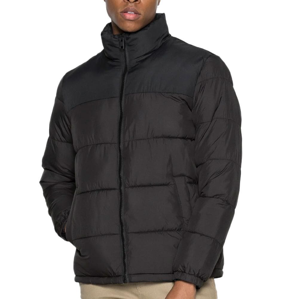 Doudoune Noire Homme Jack & Jones Puffer Collar 1