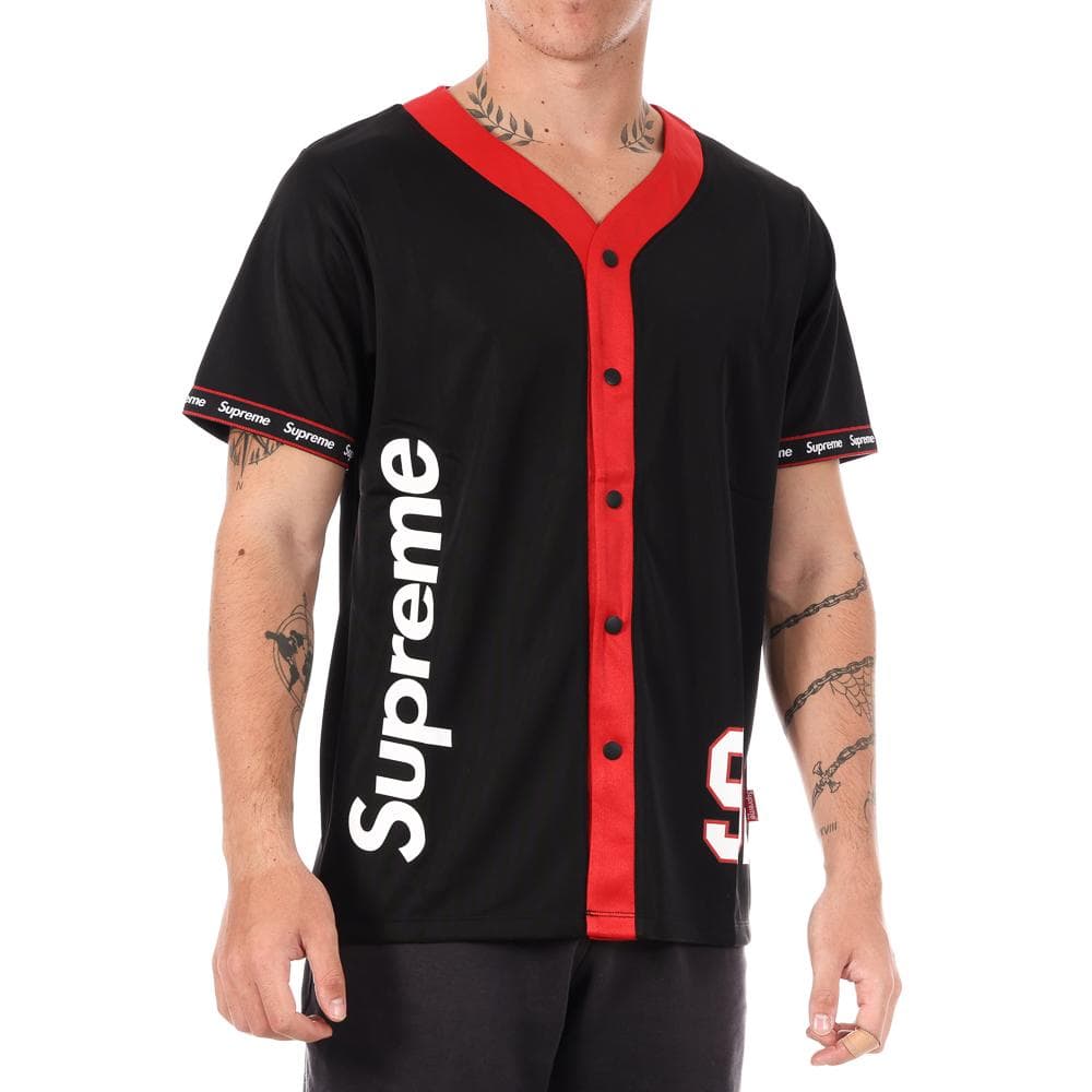 Chemise Noire/Rouge Homme Supreme Grip Banjy 1