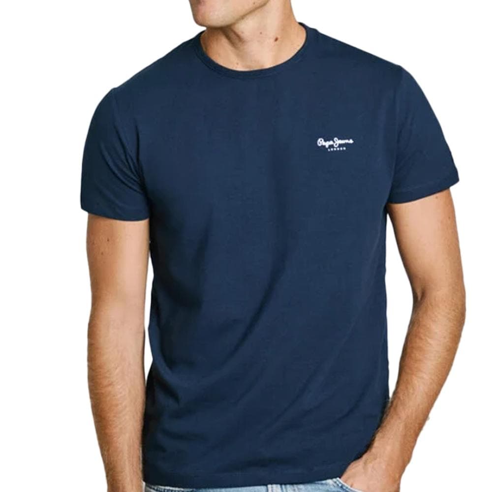 T-shirt Marine Homme Pepe Jeans Original Basic 508212 1
