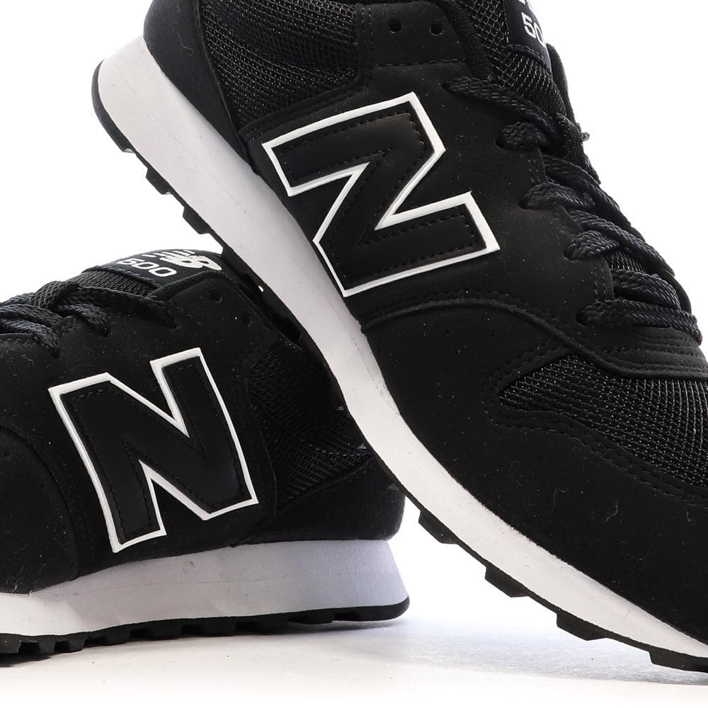 Baskets Noires/Blanches Homme New Balance 500 7