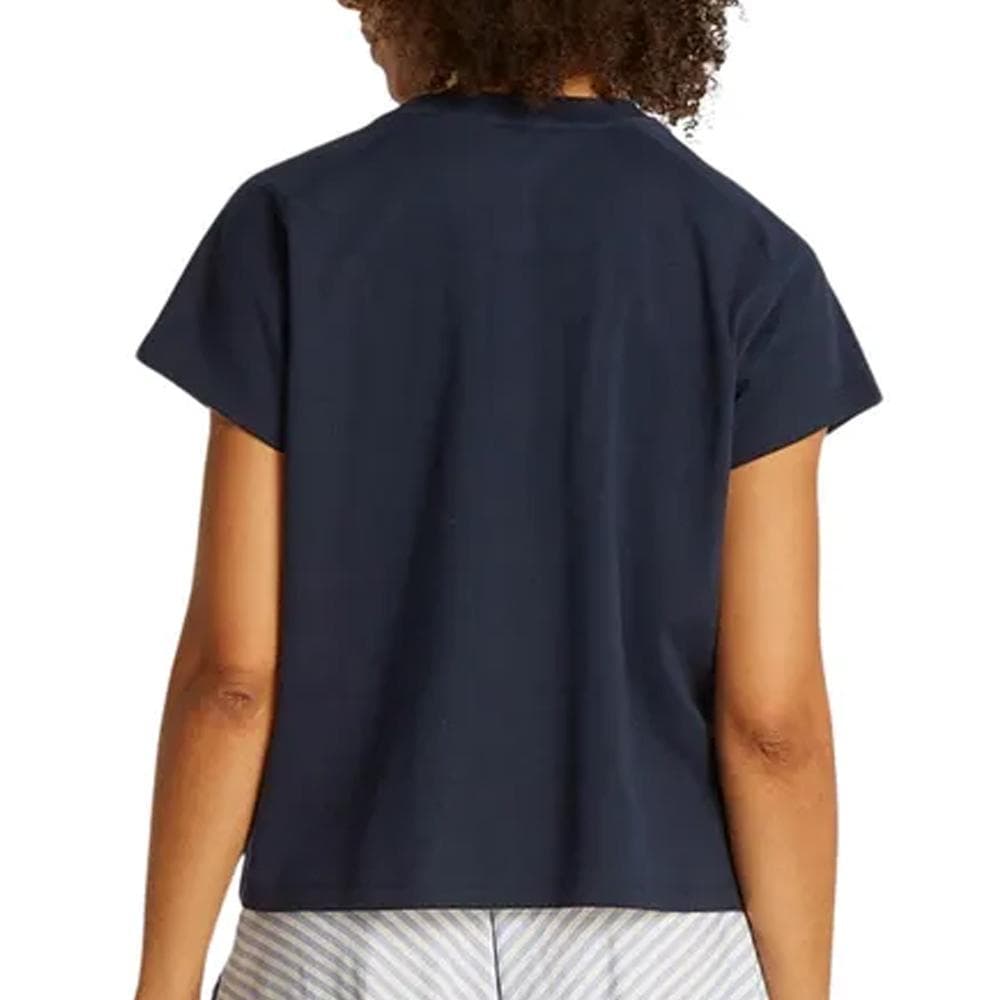 T-Shirt Marine Femme Tommy Hilfiger Mdrn 2