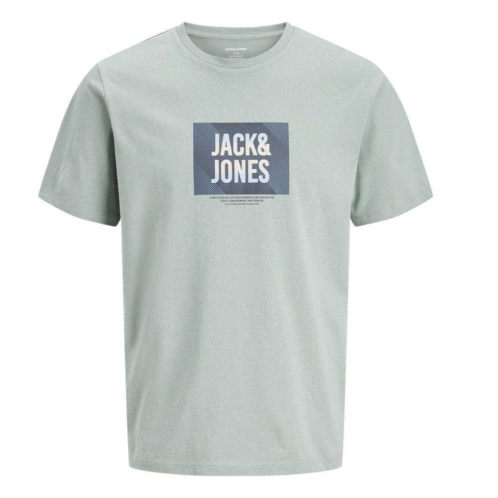 T-Shirt Vert Pale Homme Jack & Jones Hurban 1