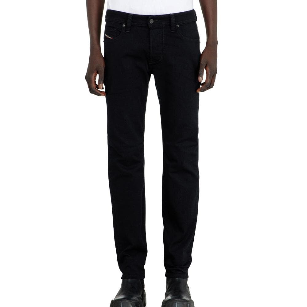 Jean Slim Bleu Foncé Homme Diesel Pantaloni A00892 1