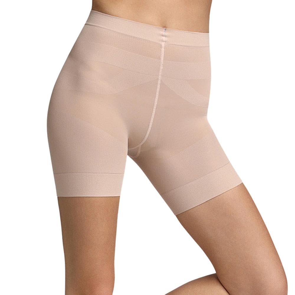 Shorty Beige Femme Dim Shorty Diam's Minceur 1