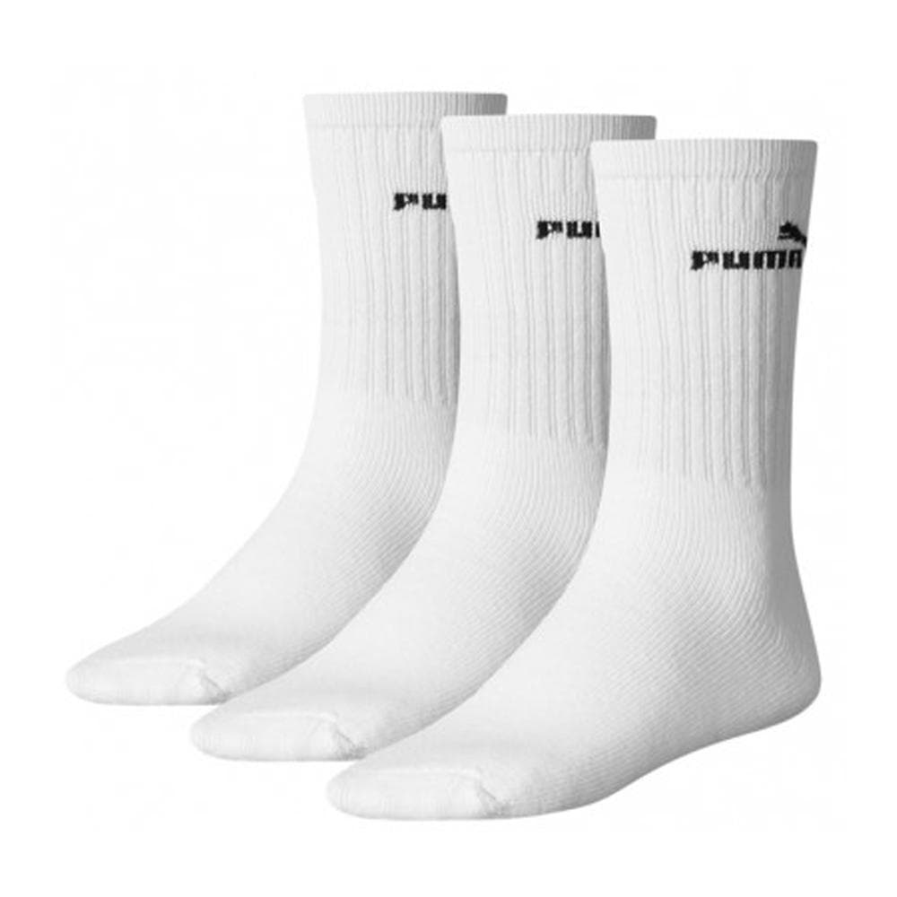 X3 Paires de Chaussettes Blanches Homme Puma Elements 1