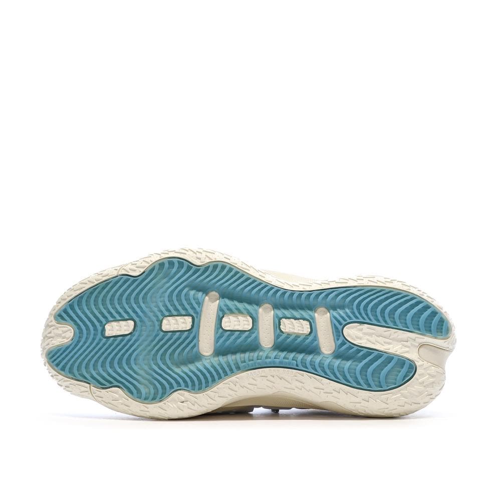 Chaussures de basketball Blanches/Jaune/Bleu Homme Adidas Dame 8 5