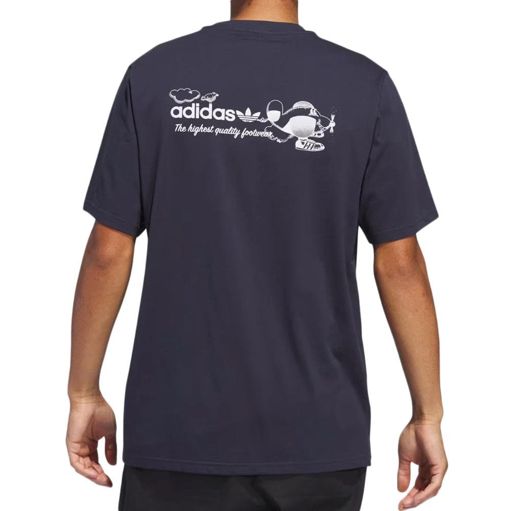 T-Shirt Marine Homme Adidas Dogplane 2