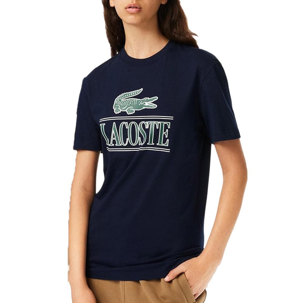 T-shirt Marine Mixte Lacoste TH1218 1