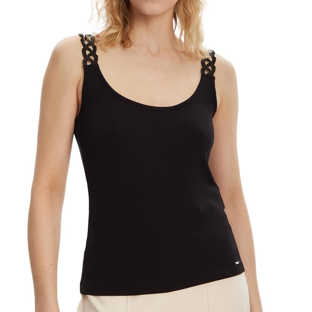Débardeur Noir Femme Morgan DOUBI 1