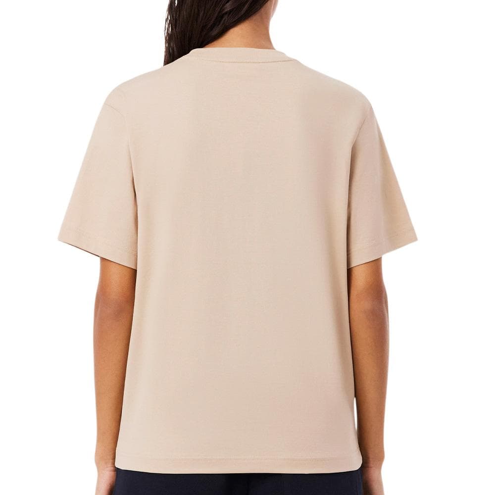 T-shirt Beige Femme Lacoste TF7215 2
