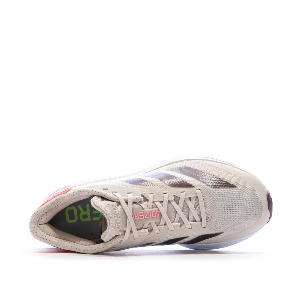 Chaussures de running Blanches/Roses Femme Adidas Adizeros 4