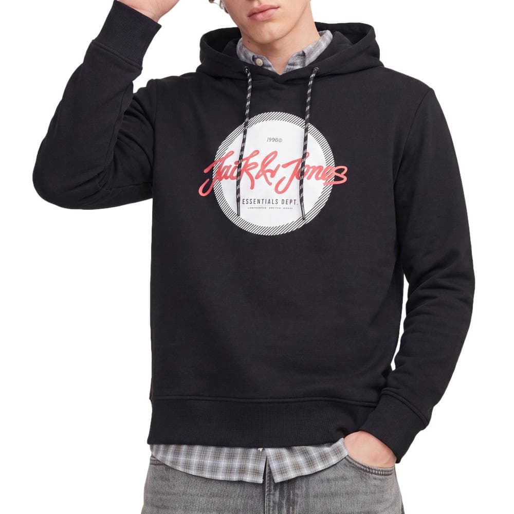 Sweat Noir/Blanc/Rouge Homme Jack & Jones Frederiksberg 1