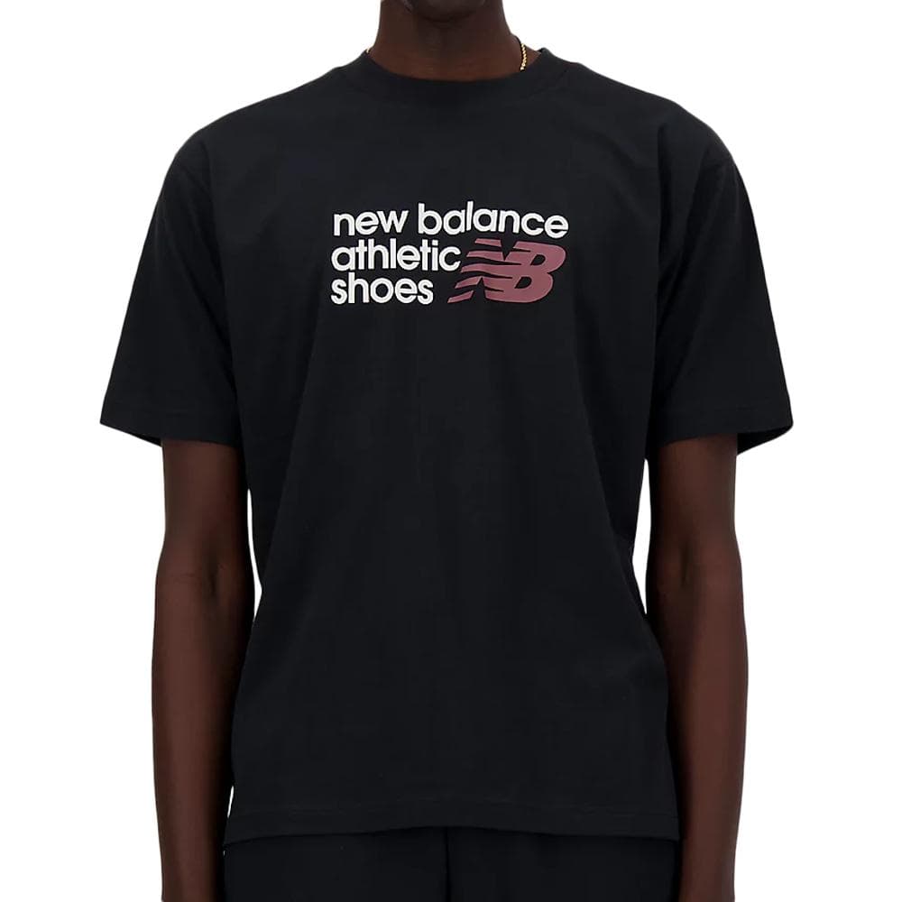 T-shirt Noir Homme New Balance Brand 1