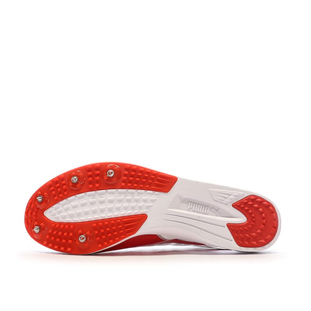 Chaussures de Sport Blanches/Rouges Homme Puma Evospeed 5